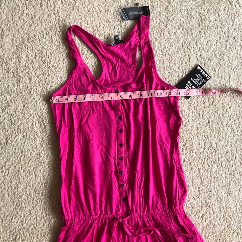 New Express Pink Romper - Picture 6 of 6